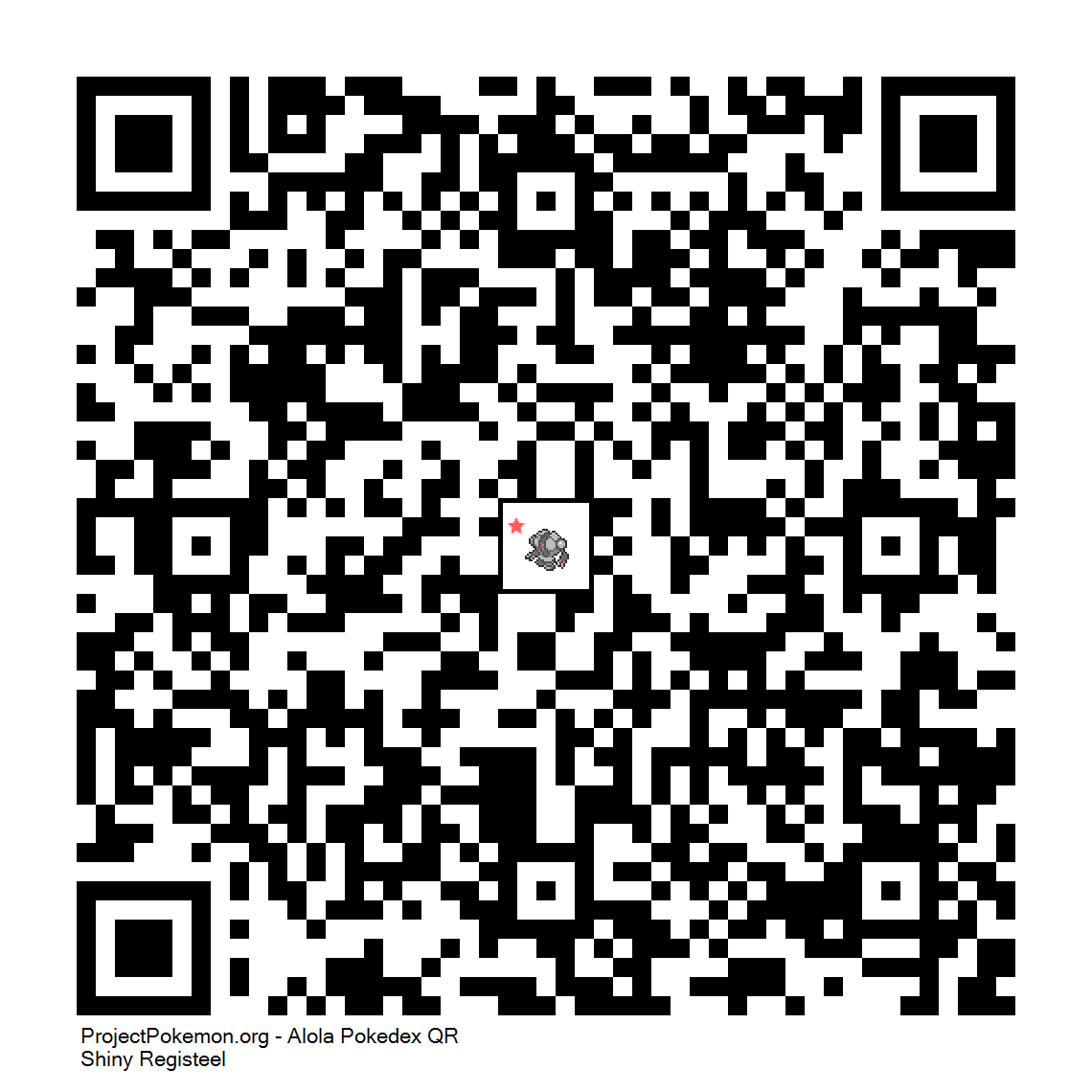 Cdigo QR de Registeel variocolor